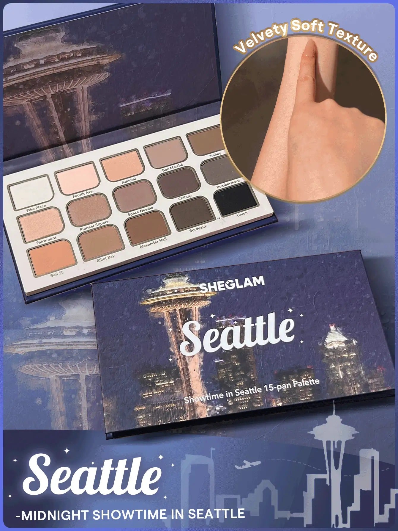 SHEGLAM Golden Mirage باليت ظلال عيون