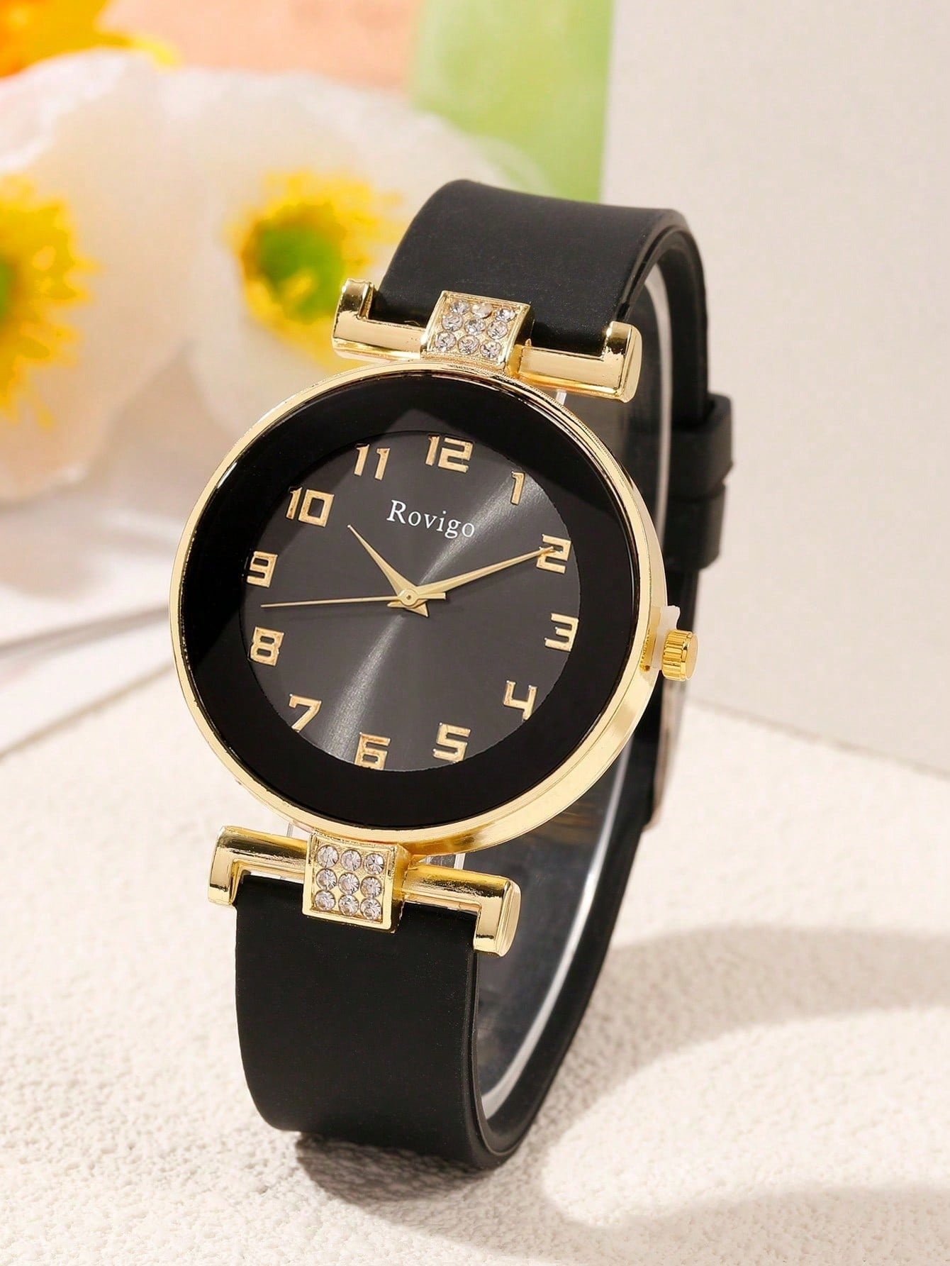 SHEIN ساعة نسائية كوارتز متعددة الوظائف