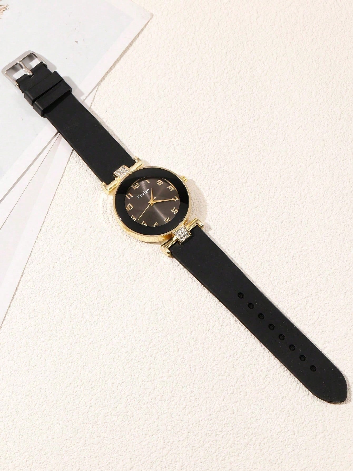 SHEIN ساعة نسائية كوارتز متعددة الوظائف