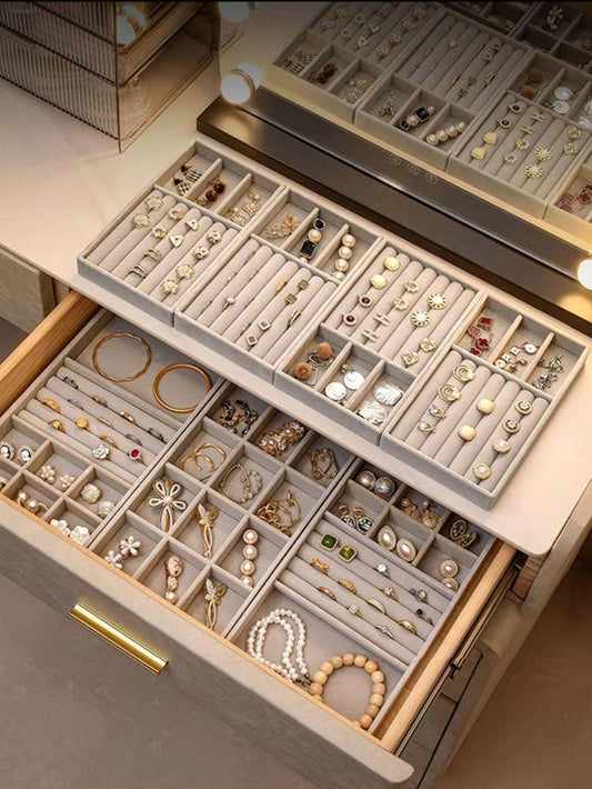 SHEIN منظمات مجوهرات لتنظيم الخواتم والأقراط