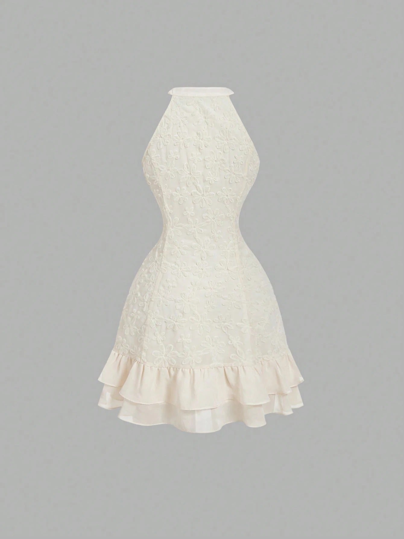 SHEIN MOD فستان شيفون صغير ثلاثي الأبعاد