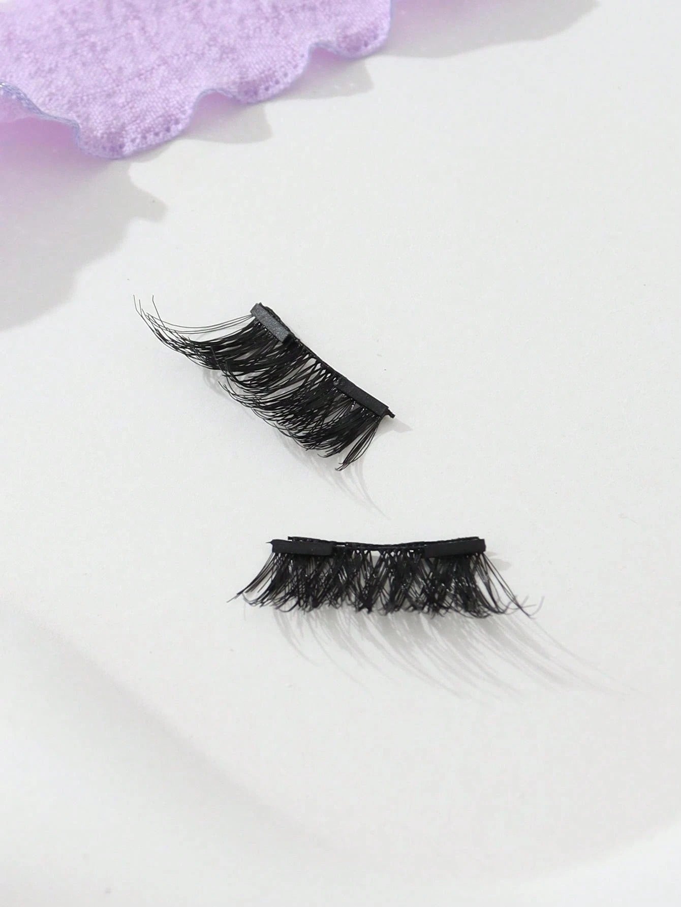 SHEIN رموش مغناطيسية كثيفة متقاطعة تركيب سهل