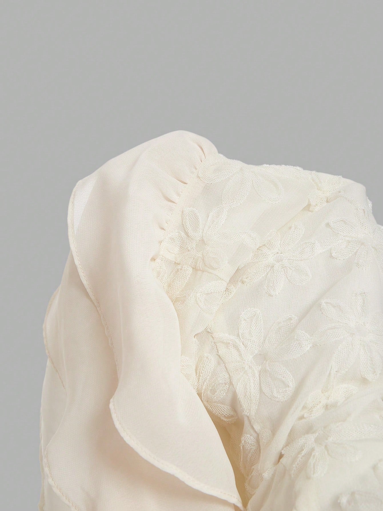 SHEIN MOD فستان شيفون صغير ثلاثي الأبعاد