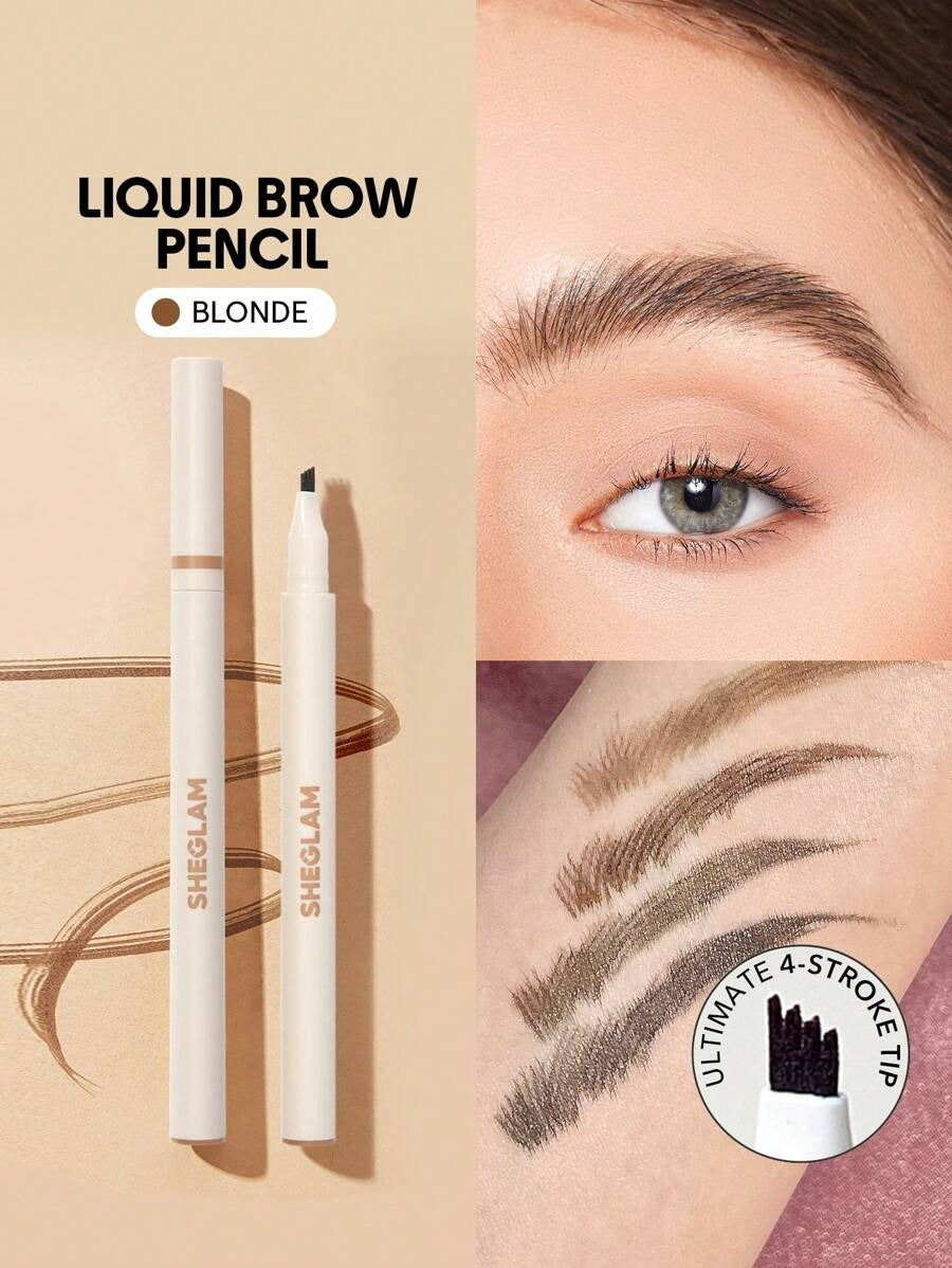 SHEGLAM قلم حواجب سائل بلون أشقر ناعم