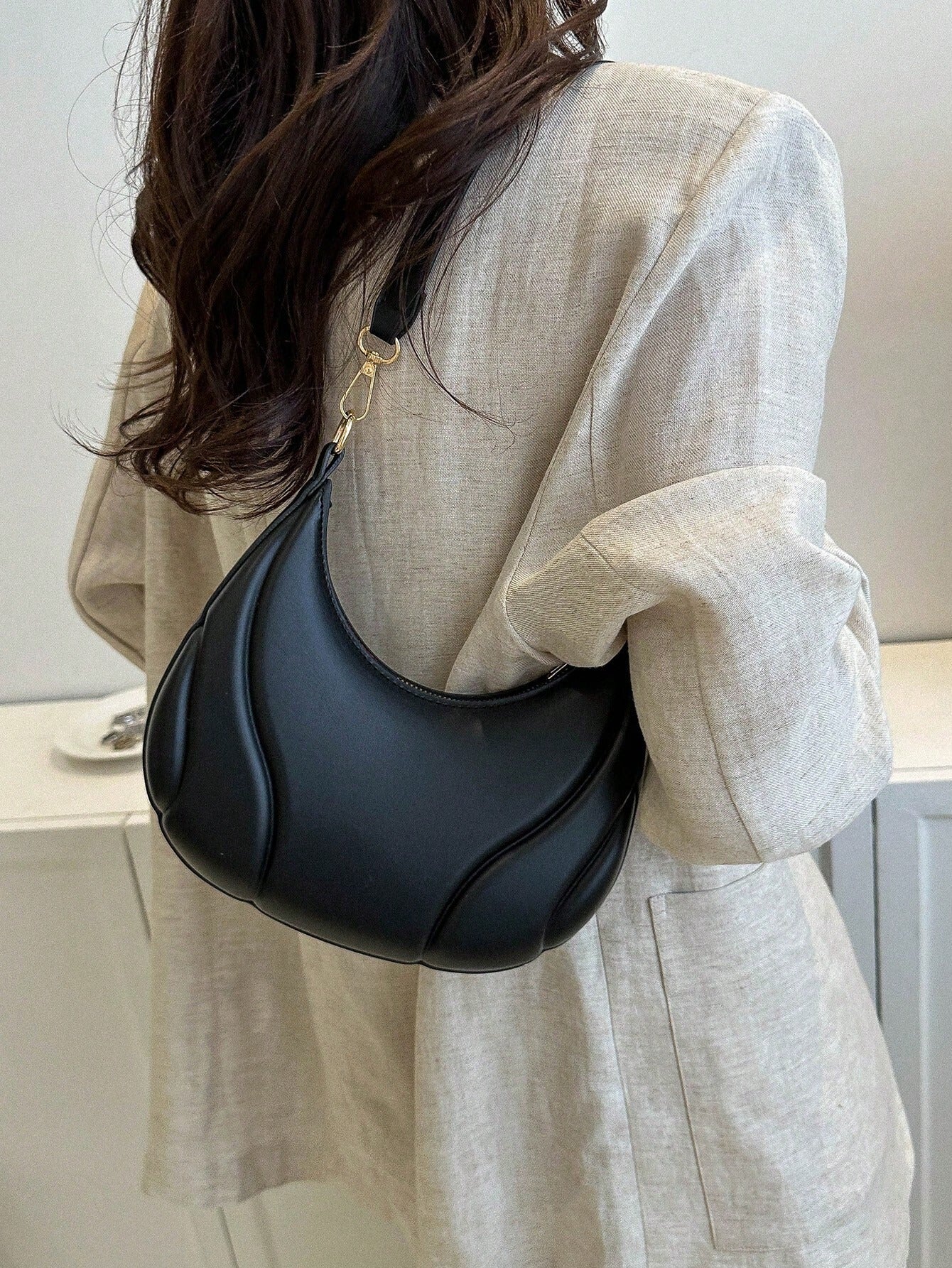 SHEIN حقيبة كاجوال للنساء بطراز فرنسي 2024 أنيقة