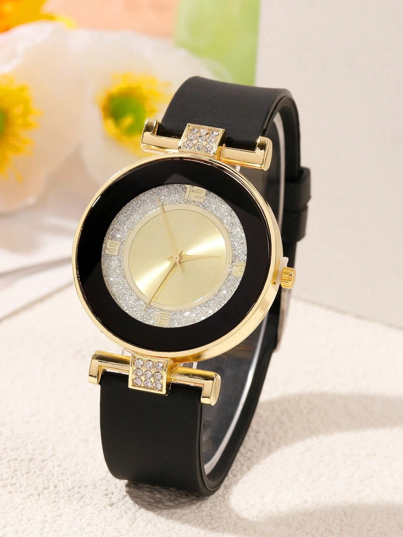 SHEIN ساعة نسائية كوارتز متعددة الوظائف