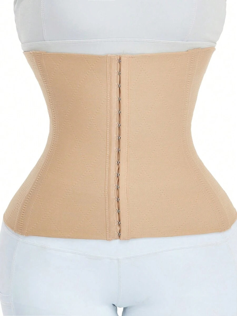 SHEIN مشد خصر بلون مشمشي بحلقة وهوك