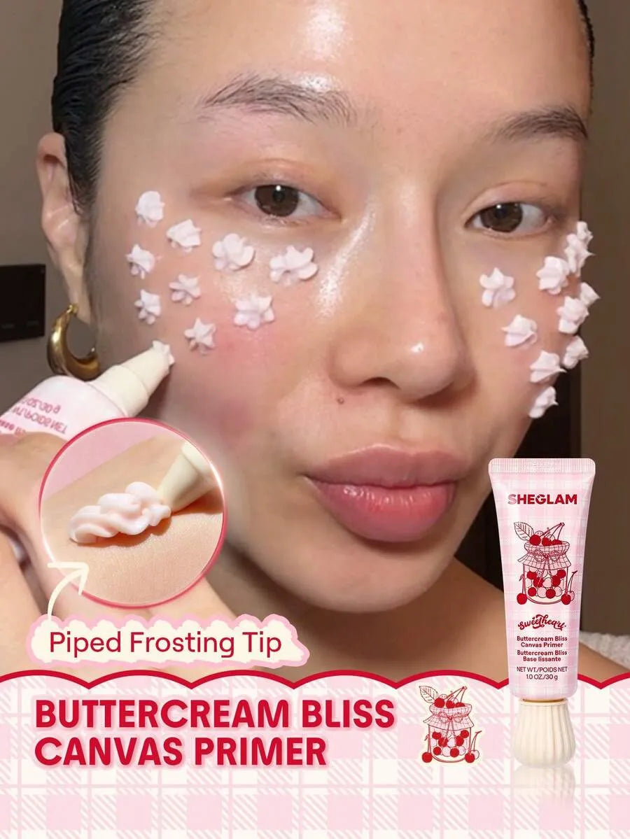SHEIN SHEGLAM Sweetheart Collection Buttercream Bliss Canvas برايمر جل مرطب بلون وردي فاتح