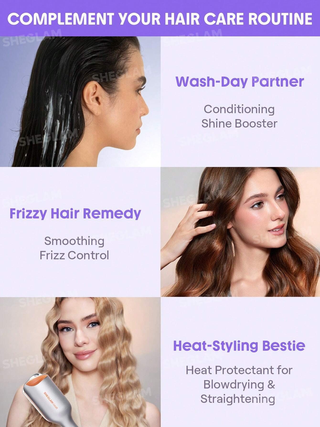 SHEGLAM HAIR بلسم سوربيه خفيف يترك على الشعر 70 جم