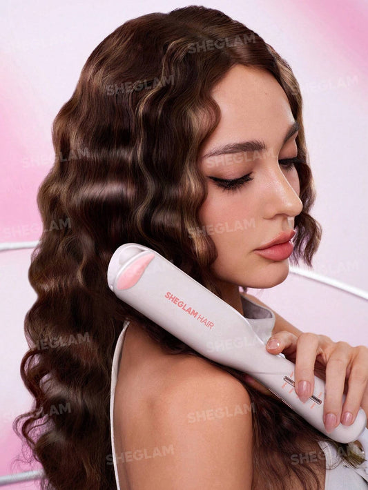 SHEGLAM HAIR جهاز تمويج أيوني 19 مم