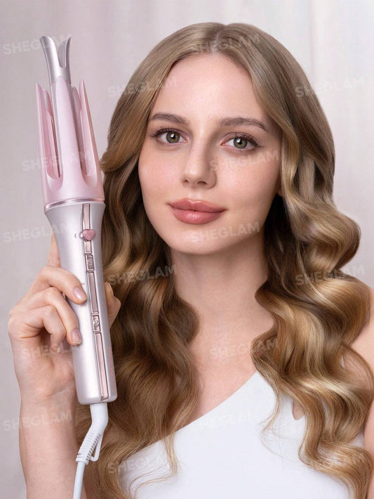 SHEGLAM HAIR مكواة تجعيد أوتوماتيكية 19 مم للشعر متوسط وطويل