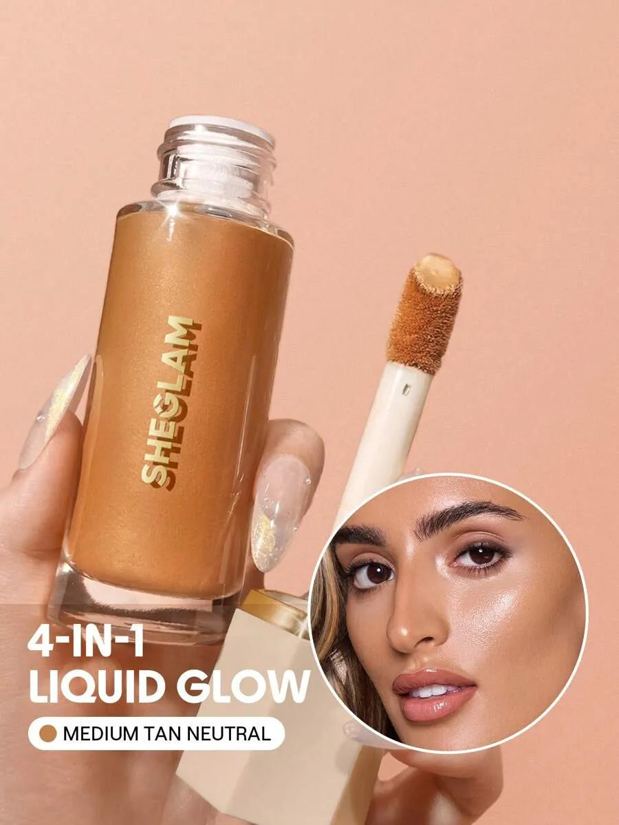 SHEIN SHEGLAM Sunburst Glow Medium Tan Neutral ميكسر مكياج متوهج بلون