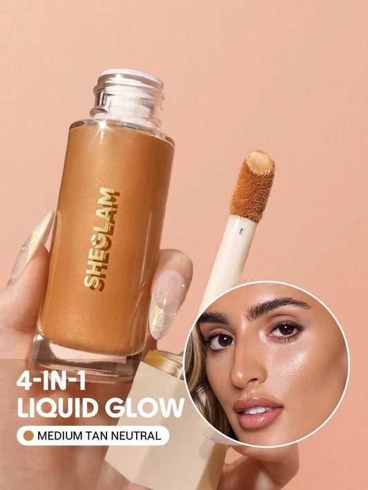 SHEIN SHEGLAM Sunburst Glow Medium Tan Neutral ميكسر مكياج متوهج بلون