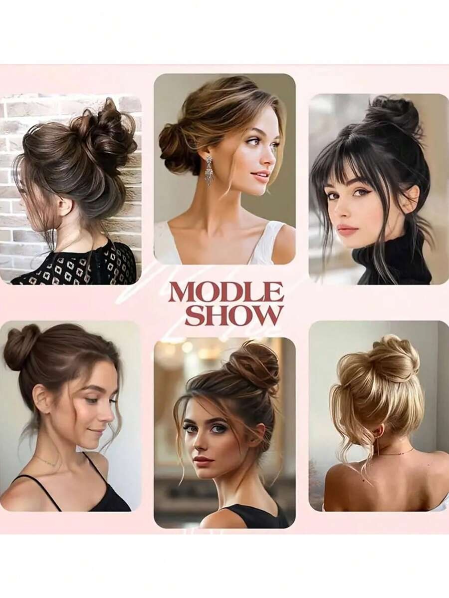 SHEIN شريط شعر كيرلي لتسريحة كعكة