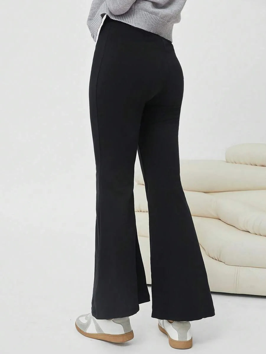 SHEIN EZwear بنطلون  نسائي واسع الساق