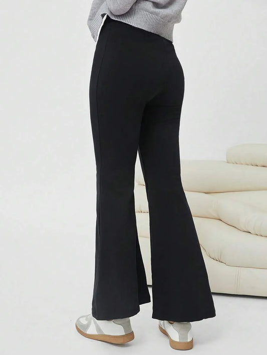 SHEIN EZwear بنطلون  نسائي واسع الساق