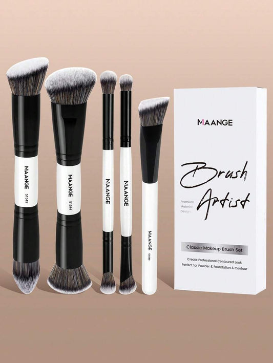 SHEIN MAANGE مجموعة فرش مكياج للوجه والعين