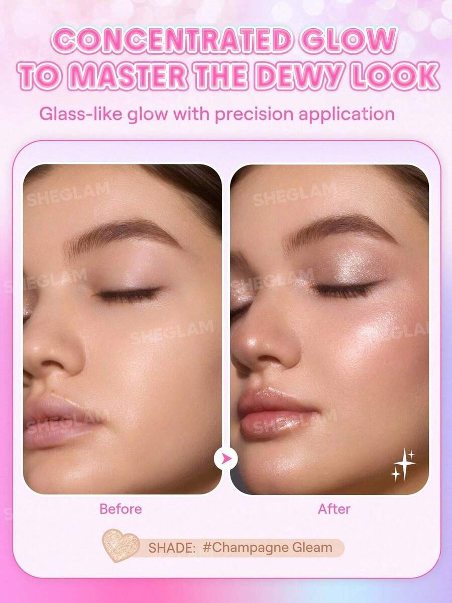 SHEGLAM Champagne Gleam هايلايتر كريمي