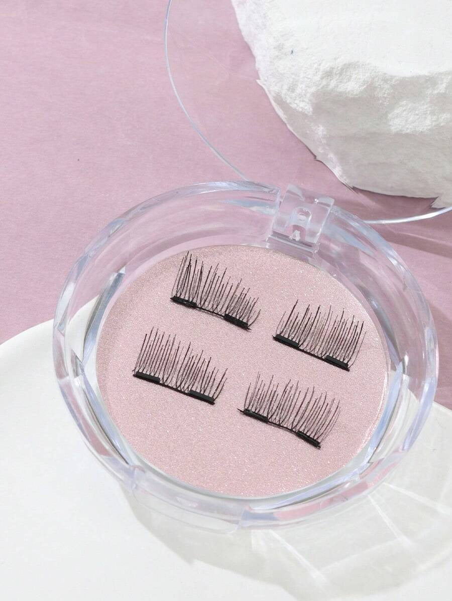 SHEIN رموش مغناطيسية بتصميم عيون القطة أسود