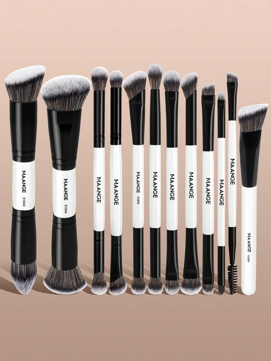 SHEIN MAANGE مجموعة فرش مكياج للوجه والعين