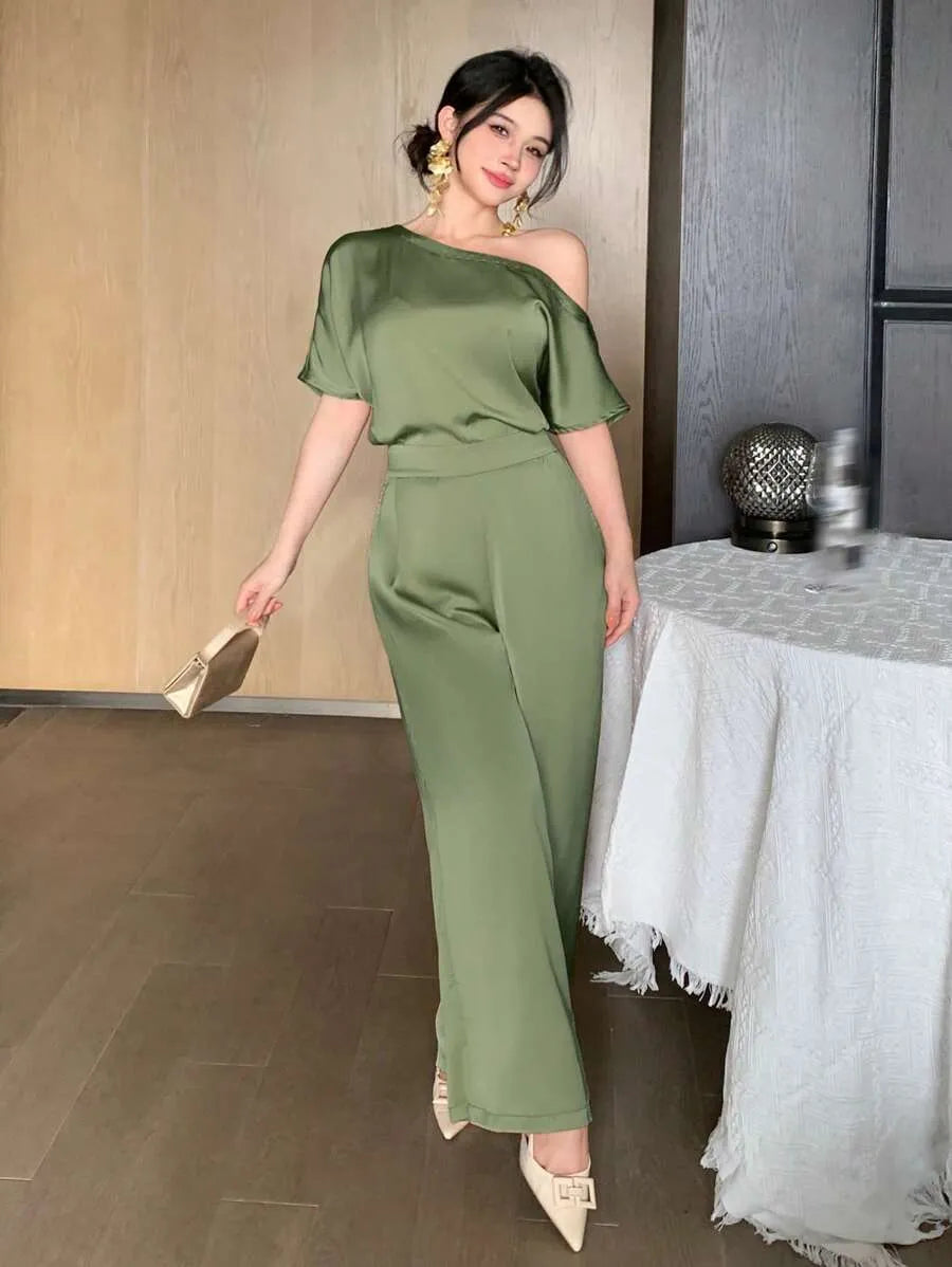 SHEIN DAZY بذلة نسائية صيفية من