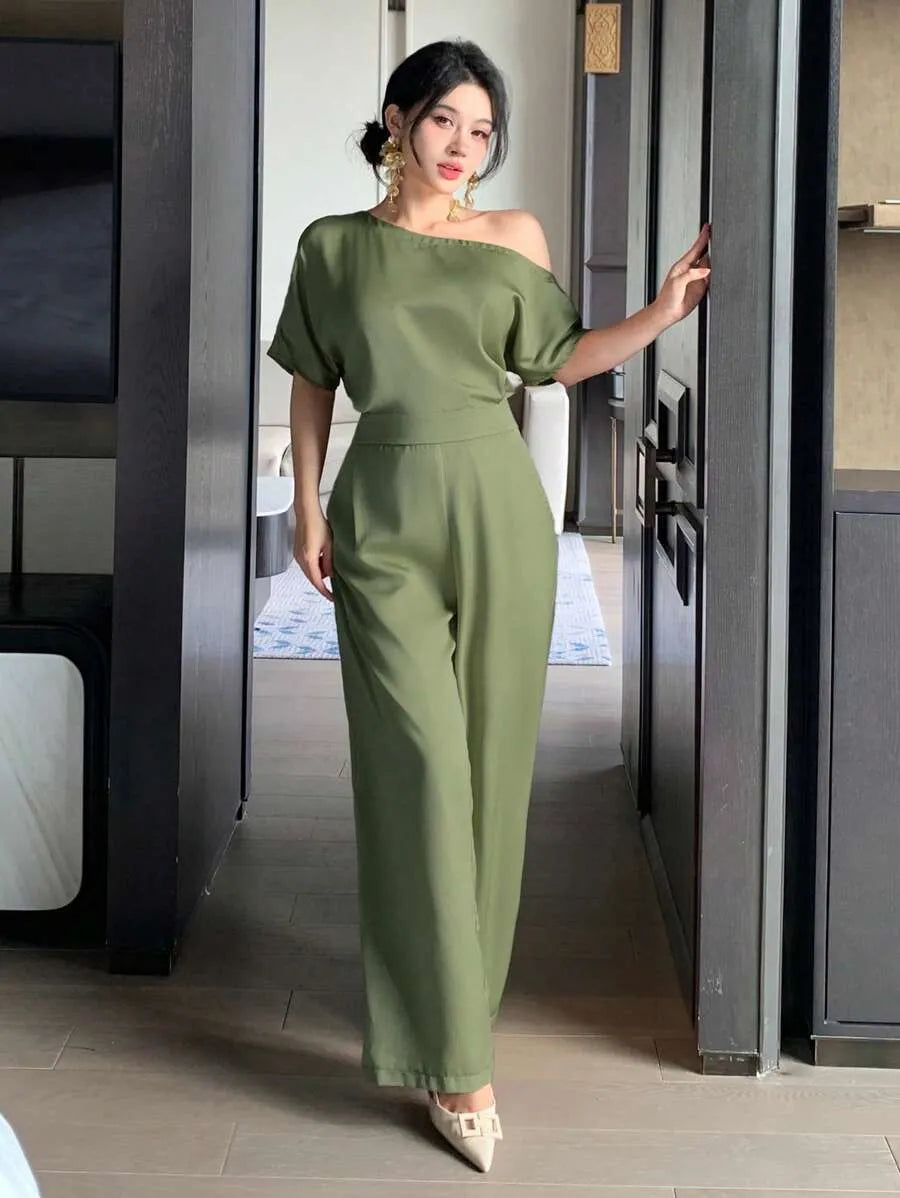 SHEIN DAZY بذلة نسائية صيفية من