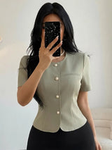 SHEIN DAZY جاكيت نسائي صيفي أنيق