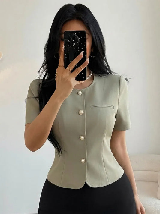 SHEIN DAZY جاكيت نسائي صيفي أنيق