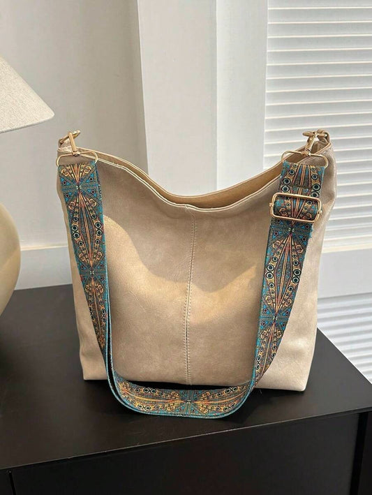 SHEIN حقيبة كتف باللون البيج