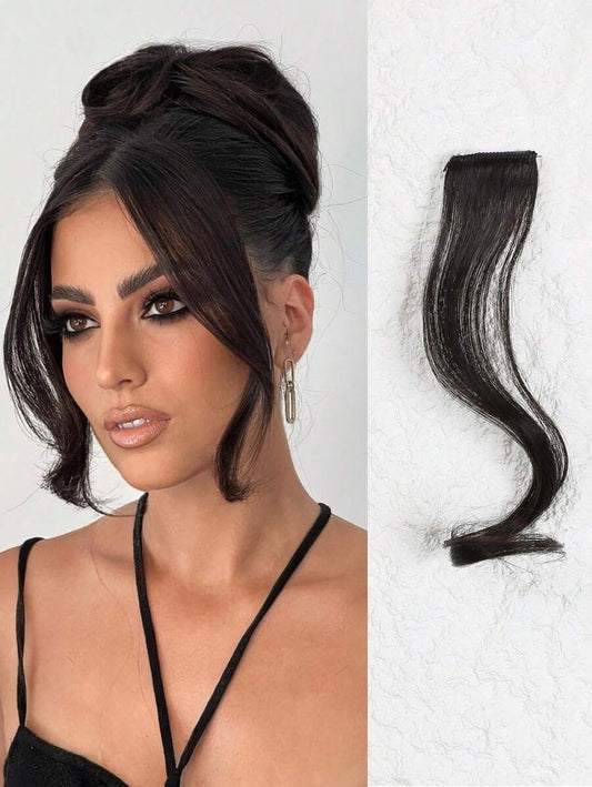 SHEIN خصل شعر أمامية بمشبك مخفي تغطية جانبية ناعمة