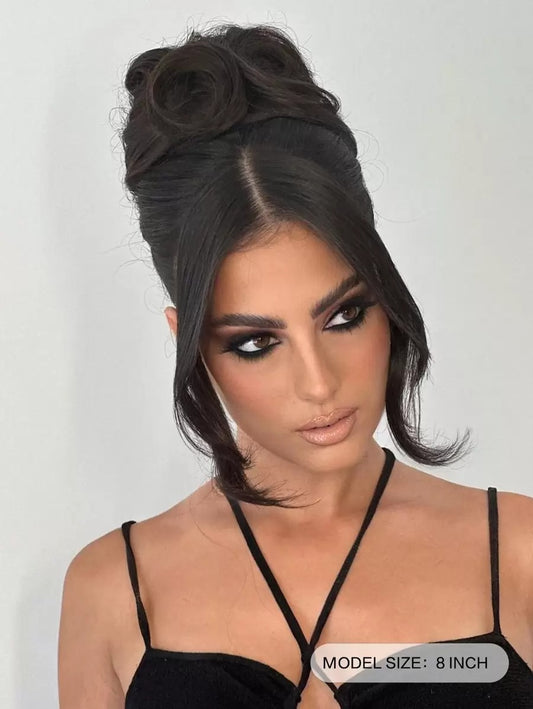 SHEIN خصل شعر أمامية بمشبك مخفي تغطية جانبية ناعمة
