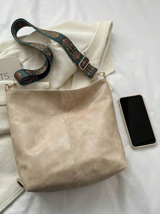 SHEIN حقيبة كتف باللون البيج