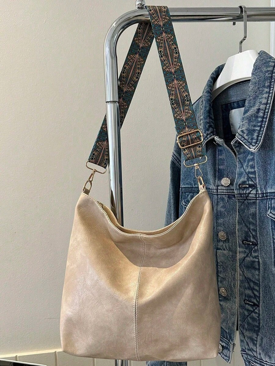 SHEIN حقيبة كتف باللون البيج
