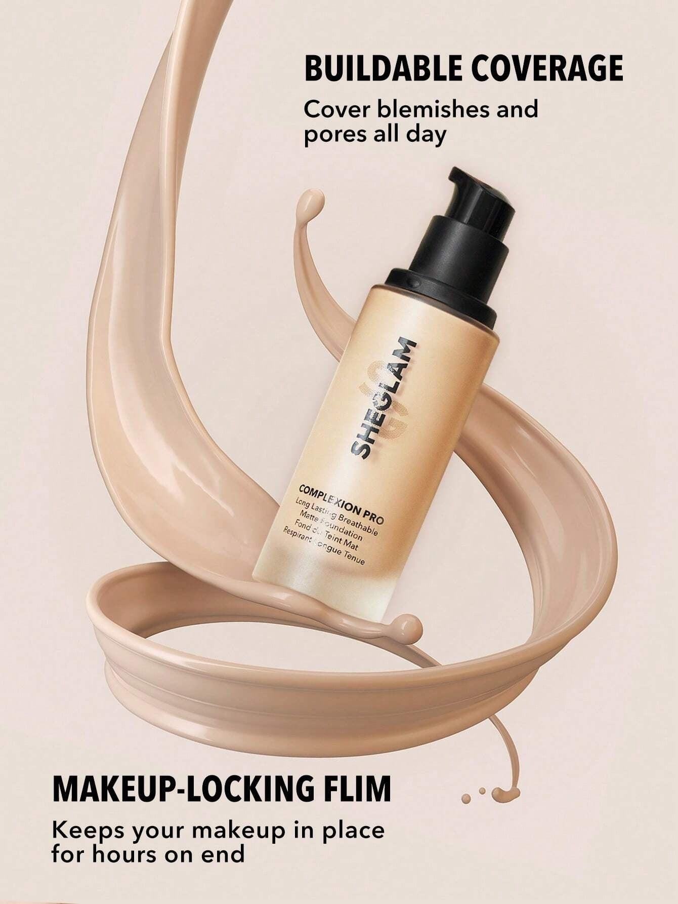 SHEGLAM Chestnut كريم أساس سائل