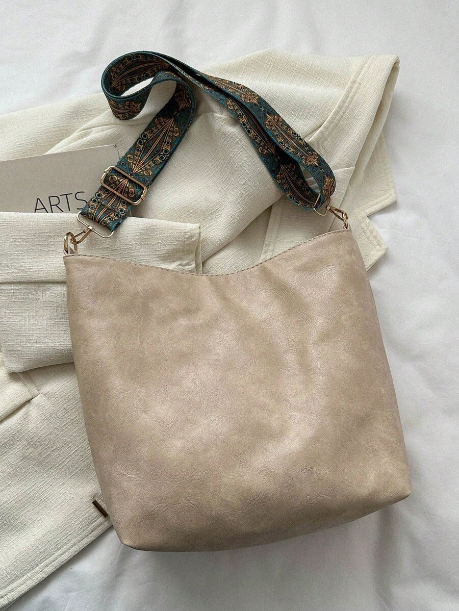 SHEIN حقيبة كتف باللون البيج
