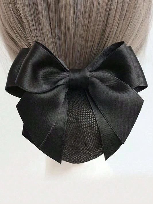 SHEIN شبكة شعر بفيونكة  بسيطة وأنيقة