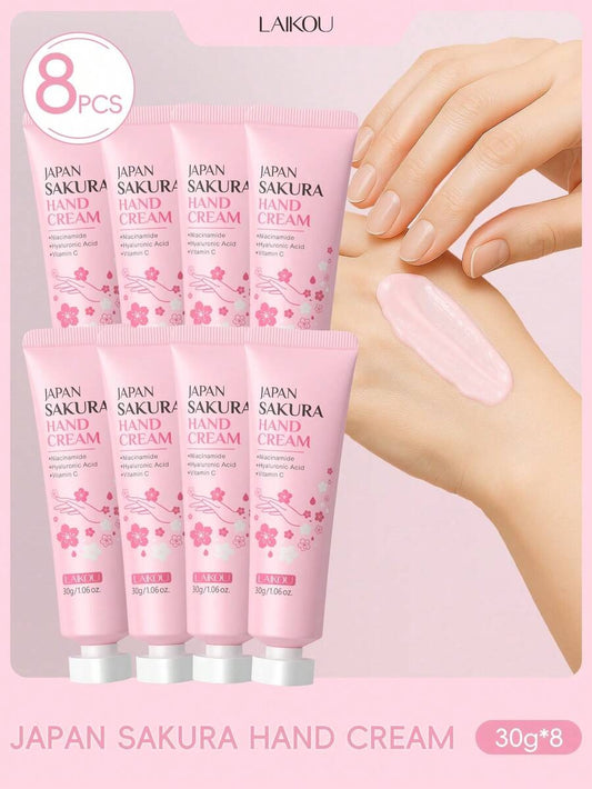 LAIKOU مجموعة كريم يد بنكهة الكرز – 8 قطع