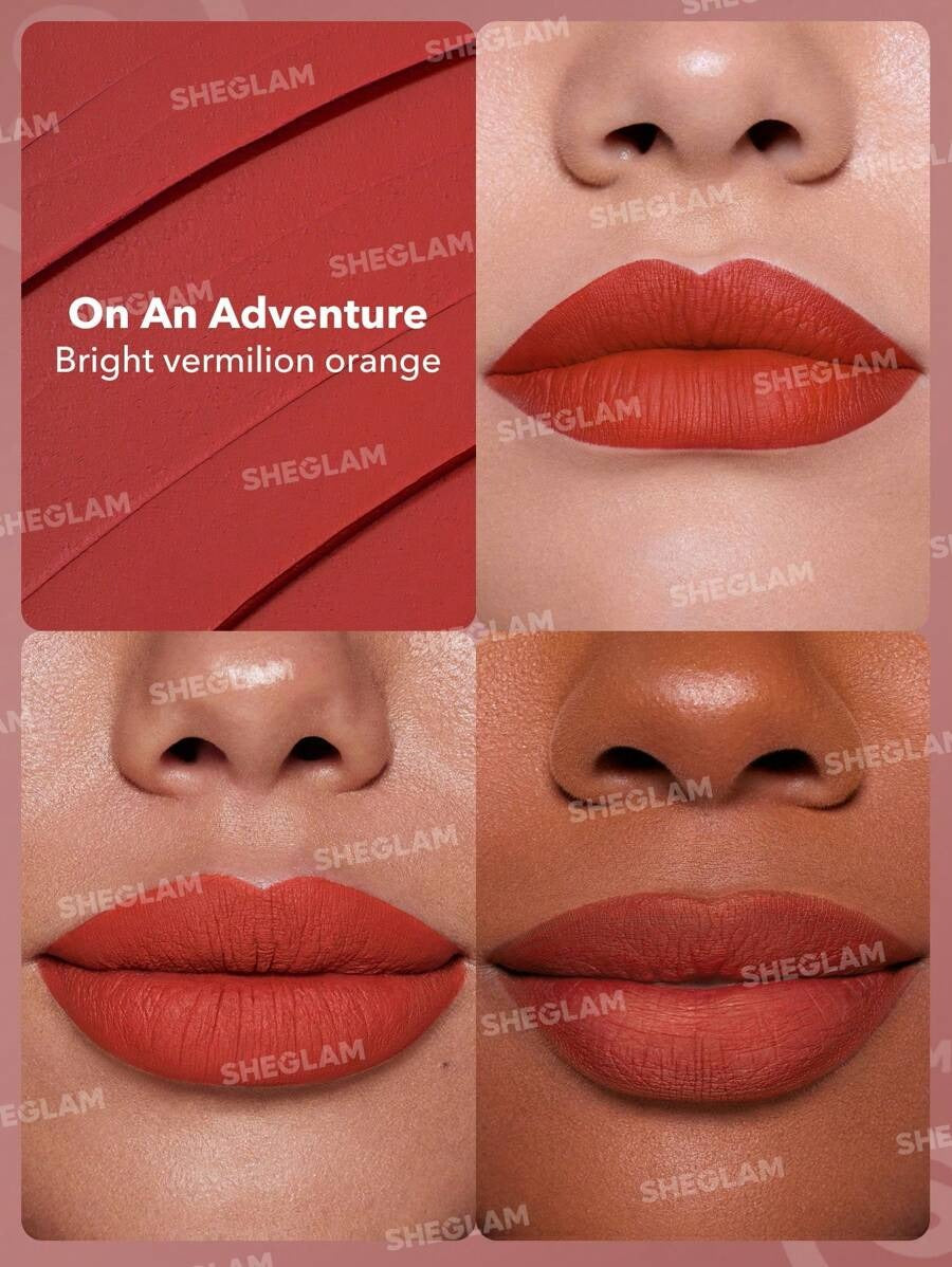 SHEGLAM On An Adventure روج كريمي غير لامع