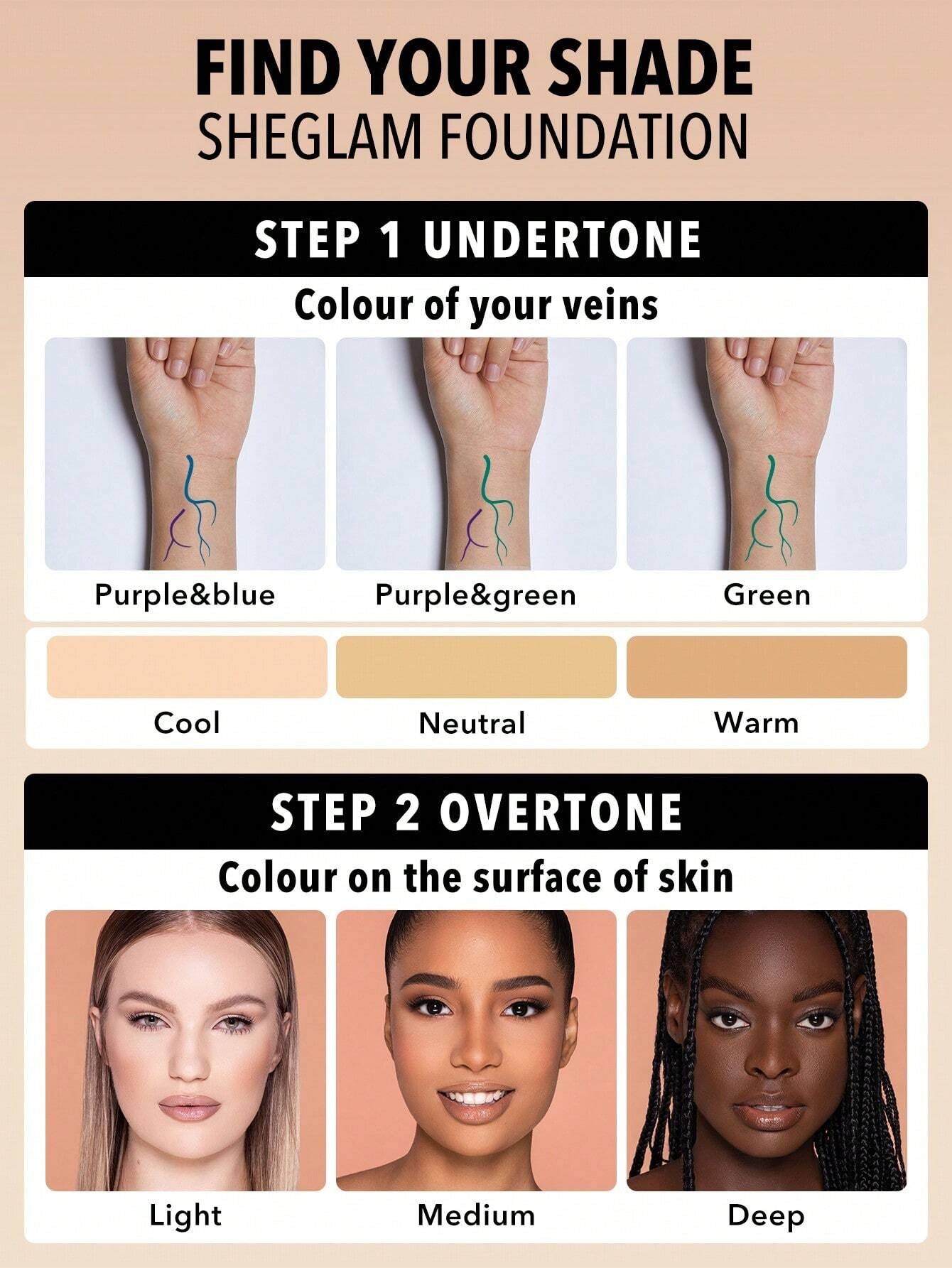 SHEGLAM Chestnut كريم أساس سائل