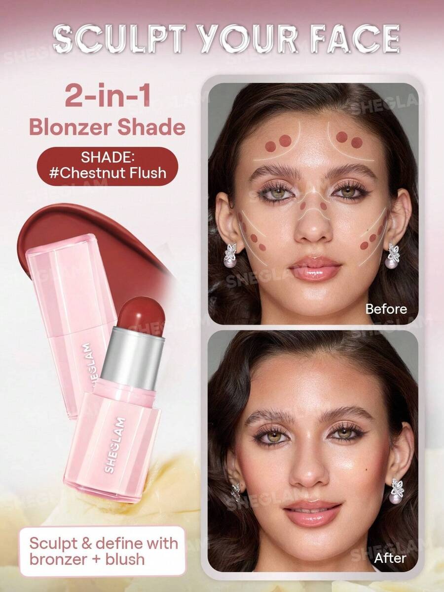 SHEGLAM Buttery Bliss – Chestnut Flush أحمر خدود