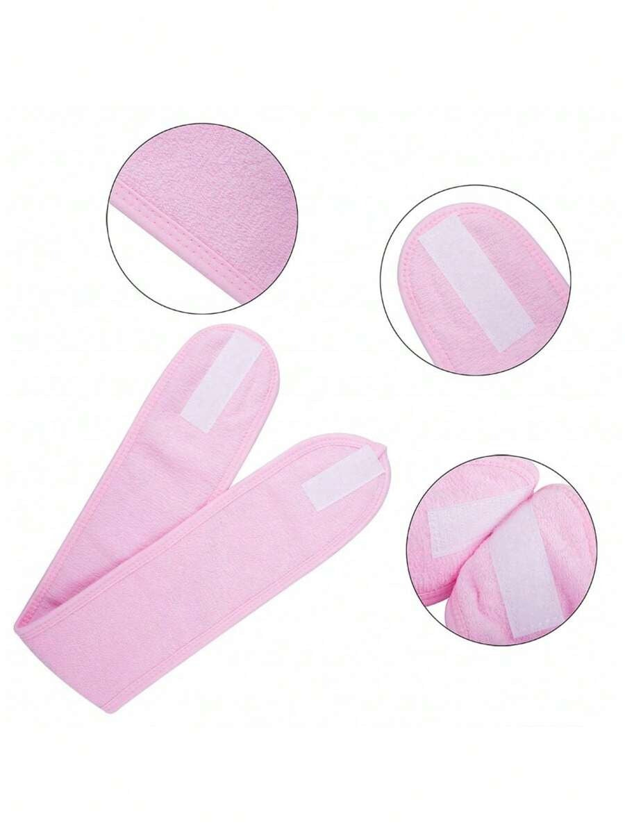 SHEIN مجموعة خلط قناع سيليكون 11 قطعة وردي للوجه والشعر