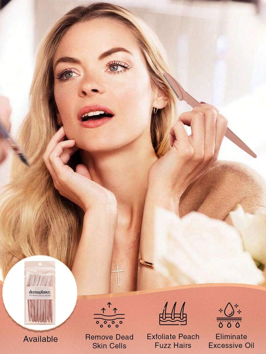 SHEIN مجموعة ماكينة حلاقة وشفرة حواجب