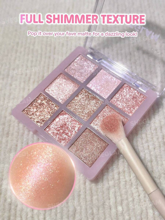 SHEGLAM Glimmer & Gleam باليت ظلال عيون