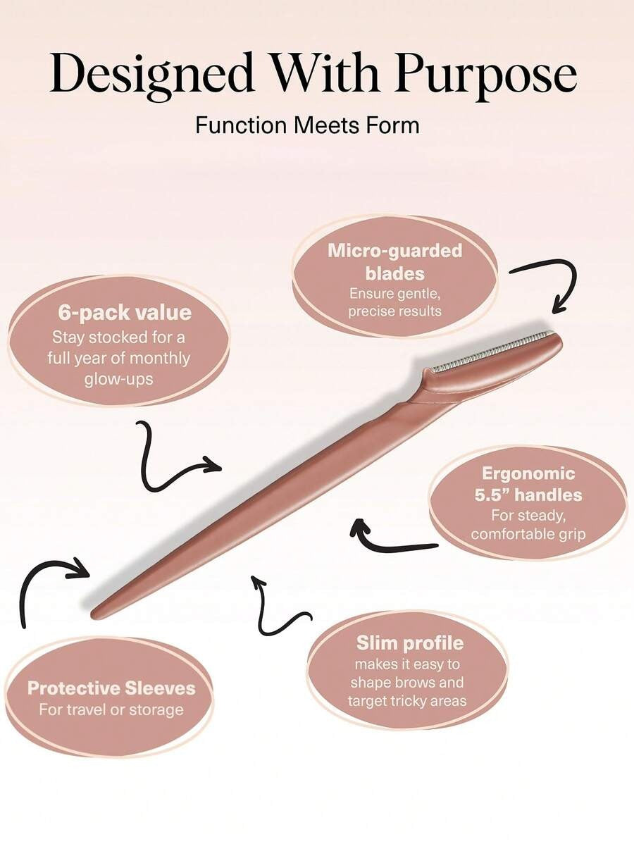 SHEIN مجموعة ماكينة حلاقة وشفرة حواجب