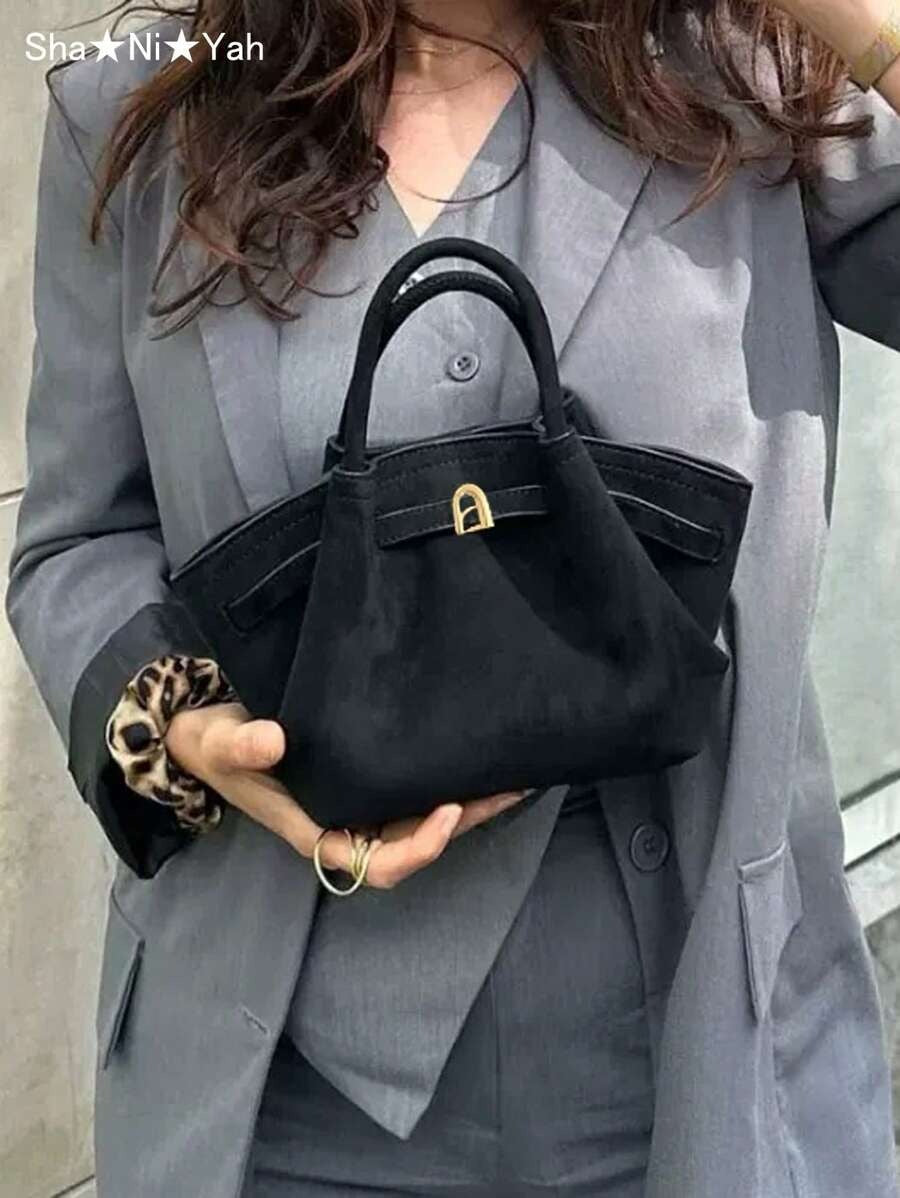 SHEIN شنطة دلو ميني أنيقة أسود