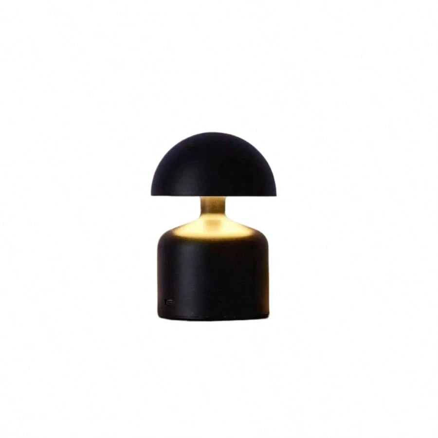 SHEIN Zazumi لمبة مكتب لمس لاسلكية على شكل فطر 3 ألوان قابلة للشحن