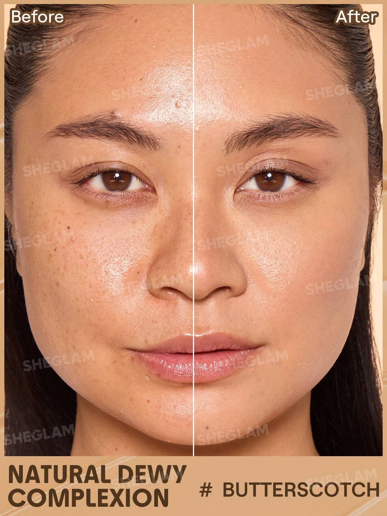 SHEIN SHEGLAM Dew & Done SPF20 Butterscotch ملون خفيف للبشرة