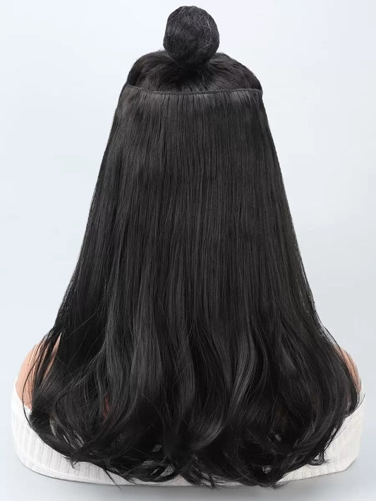 SHEIN وصلة شعر مستقيم لون أسود