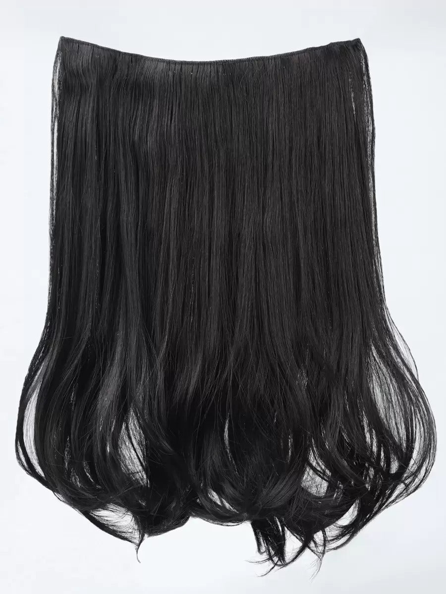 SHEIN وصلة شعر مستقيم 14 بوصة بلون أسود