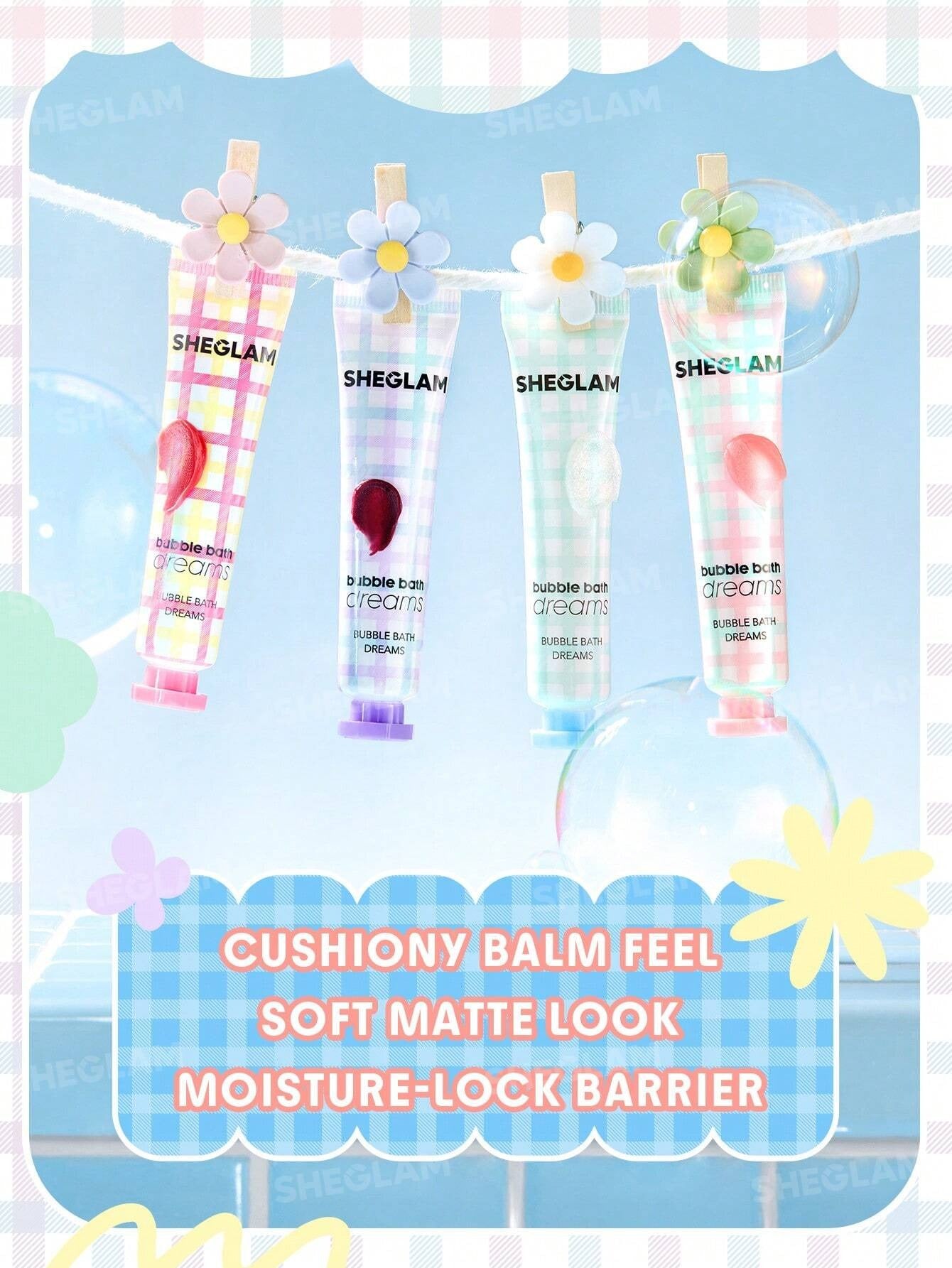 SHEGLAM Bubble Kiss Peaches بلسم شفاه